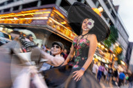 Day Of The Dead Parade In Mexico City