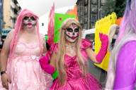 Day Of The Dead Parade In Mexico City