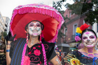 Day Of The Dead Parade In Mexico City