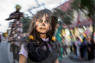 Day Of The Dead Parade In Mexico City