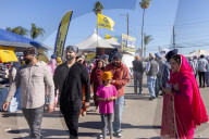 The 46th Annual Sutter County Nagar Kirtan Sikh Parade Starts In Front Of Gurdwara Sahib Temple In Yuba City, Calif