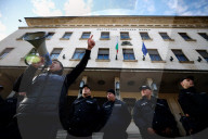 Protest Against Adoption Of Euro Currency 