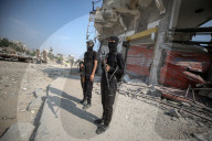 Heavy machinery used in search for bodies of Israeli hostages