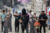 Heavy machinery used in search for bodies of Israeli hostages