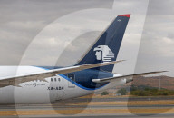 An Aeromexico Boeing 787-9 Dreamliner arrives at Madrid Airport