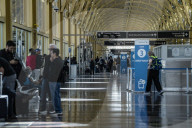  TSA Agents  And  Air Traffic Controller Still Working At  Reagan National Airport 