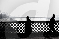 A Quiet Morning On Baghdad's Martyrs' Bridge. 