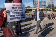 Pro-Palestinian Activists Protest During The Smart City Congress In Barcelona