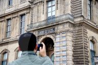 Louvre Window and Balcony Seen Two Weeks After Jewel Heist