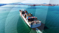 Foreign Trade Containers Cargo Ship