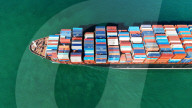 Foreign Trade Containers Cargo Ship