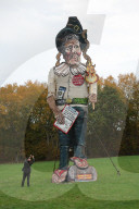 Edenbridge Bonfire Society giant effigy