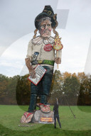 Edenbridge Bonfire Society giant effigy
