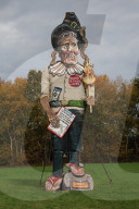 Edenbridge Bonfire Society giant effigy
