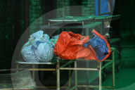 Two Foreign Climbers Killed In Mount Yalung Ri Avalanche Brought To Morgue In Kathmandu, Nepal