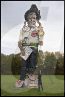 Edenbridge Bonfire Society giant effigy