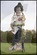 Edenbridge Bonfire Society giant effigy
