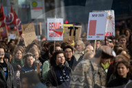 Students Rally Against Education Budget Cuts in NRW 