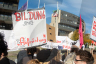 Students Rally Against Education Budget Cuts in NRW 
