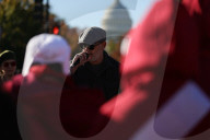 Anti-Trump Protest At Union Station