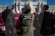 Anti-Trump Protest At Union Station