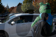Anti-Trump Protest At Union Station