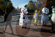 Anti-Trump Protest At Union Station