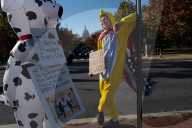 Anti-Trump Protest At Union Station