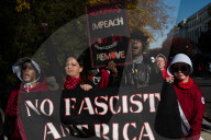 Anti-Trump Protest At U.S. Capitol