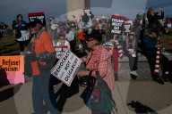 Anti-Trump Protest On National Mall