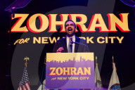 Election Night For Zohran Mamdani At Brooklyn Paramount, NYC.