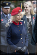 Queen Camilla at the Field of Remembrance in London