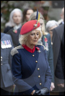 Queen Camilla at the Field of Remembrance in London