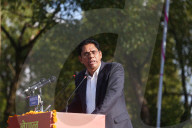 Cadres Of Communist Party Of Nepal Stage A Demonstration In Capital Kathmandu