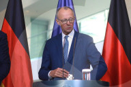 Press Conference Following The Steel Summit  In Berlin