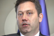 Press Conference Following The Steel Summit  In Berlin