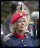 Queen Camilla at the Field of Remembrance in London