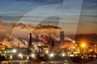 Smoke Spewing From A Paper Mill