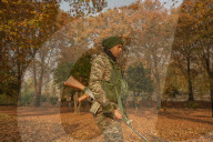Autumn Season In Kashmir, India