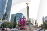 Iconic Angel Of Independence Monument In Mexico City