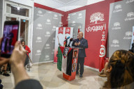 Press Conference Warns Of Deteriorating Health Of Hunger-Striking Prisoner Jaouhar Ben Mbarek In Tunis