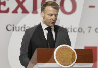 Emmanuel Macron, President Of France, Meets With Claudia Sheinbaum, President Of Mexico 