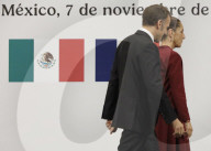 Emmanuel Macron, President Of France, Meets With Claudia Sheinbaum, President Of Mexico 