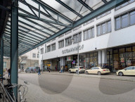 Munich East Station Ostbahnhof Exterior With Taxis