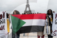 Rally In Paris Against Massacre In Sudan
