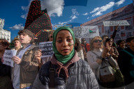 Protest In Madrid In Solidarity With Sudan And Against UAE President