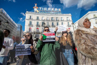 Protest In Madrid In Solidarity With Sudan And Against UAE President