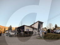 Bavarian Karwendelbahn Valley Station In Mittenwald