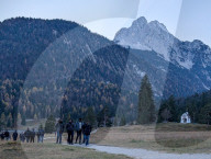 Catholic Chapel In The Bavarian Alps