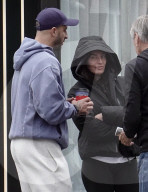 EXCLUSIVE: Kyle Walker And Annie Kilner Enjoy A Stroll Around Alderley Edge In Cheshire After Grabbing A Coffee From Cafe Nero - 10 Nov 2025